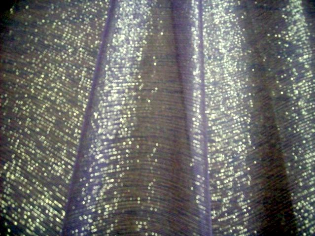 15. Plum Silk Metallic Crinkle Lame